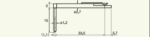 Stylet L=22 mm L1=15 mm – pointe 2 µm 60° (DM43815)