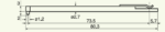 Stylet L=62 mm L1=5 mm – pointe 2 µm 60° (DM43822)