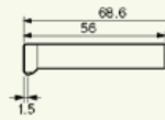 Capteur standard Ø 12,3 mm (E-DT-SM10A)