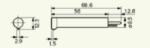 Capteur standard Ø 12,3 mm (E-DT-SM10A)