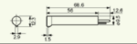 Capteur standard Ø 12,3 mm (pointe 2 µm) (E-DT-SM49A)