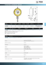 Comparateur à cadran rotatif standard (Resolution 0,01mm Capacité 3,5mm ) IP40 TESA - vue 2