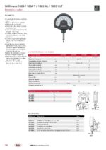 Comparateur à cadran aiguille IP54 (2µm/5µm)  Millimess 1004 / 1004 T / 1003 XL / 1003 XLT MAHR – Image 2